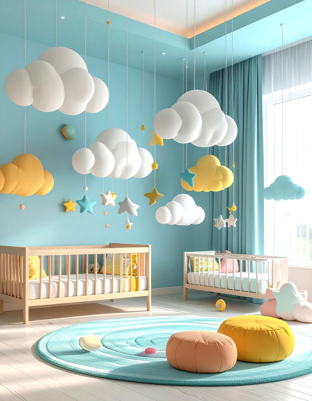Interactive Cloud Learning Nursery - 24 Cloud Themed Nursery Ideas