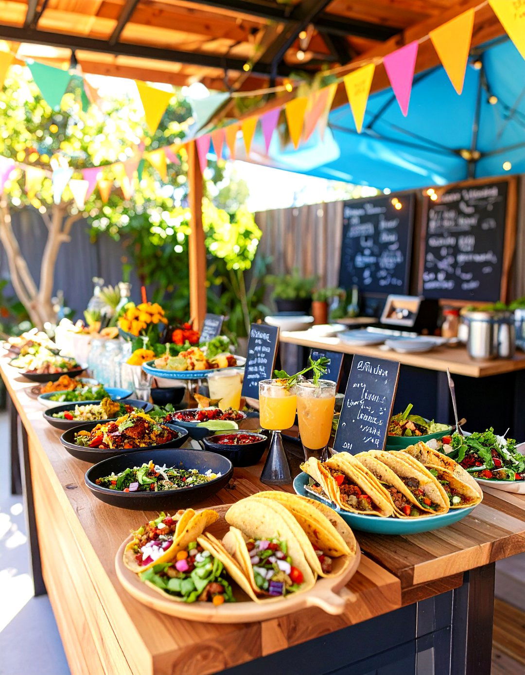 Interactive Food Station Displays - 24 Party Decoration Ideas