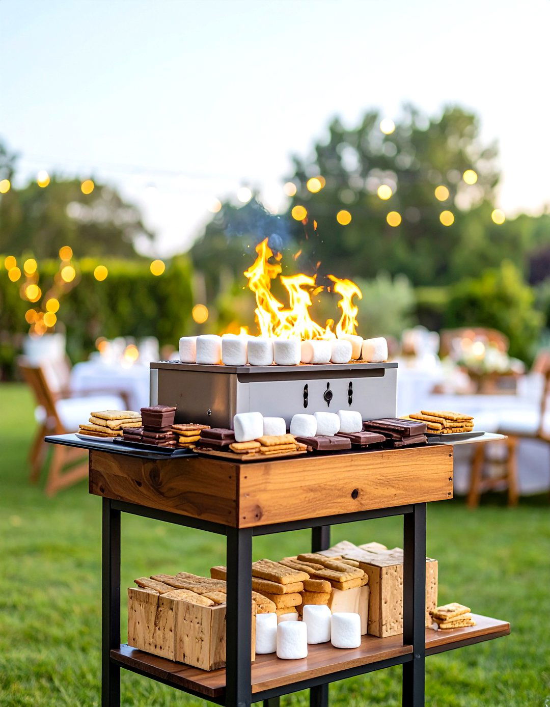 Interactive Smores Station - 24 Wedding Dessert Ideas