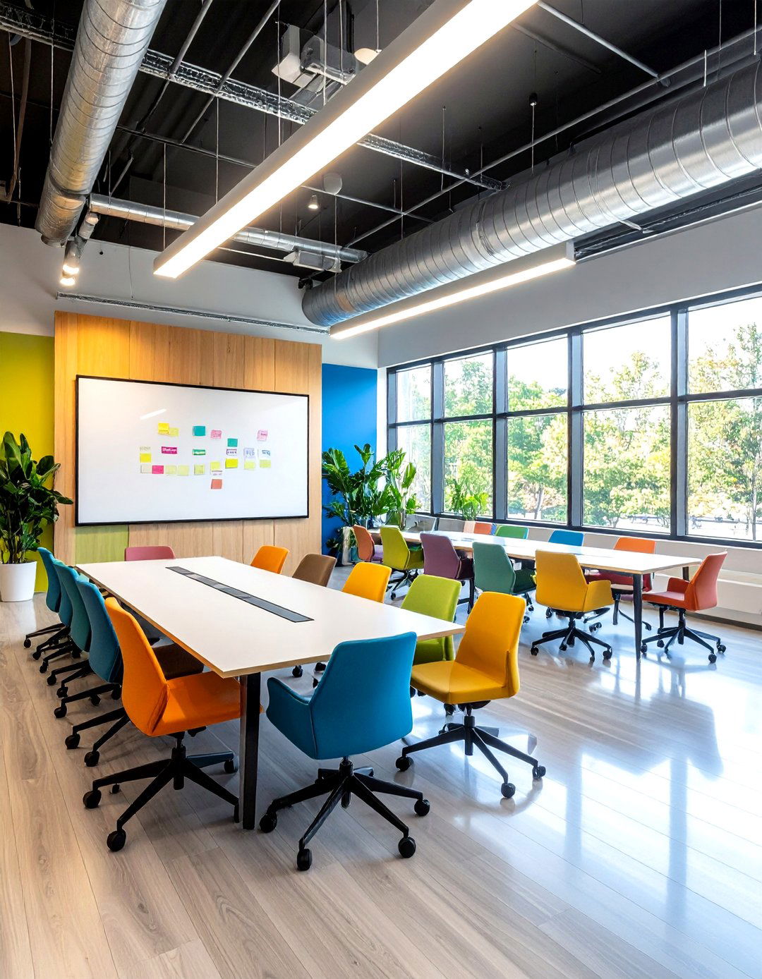 Interactive Whiteboard Art Zones - 24 Office Wall Decor Ideas