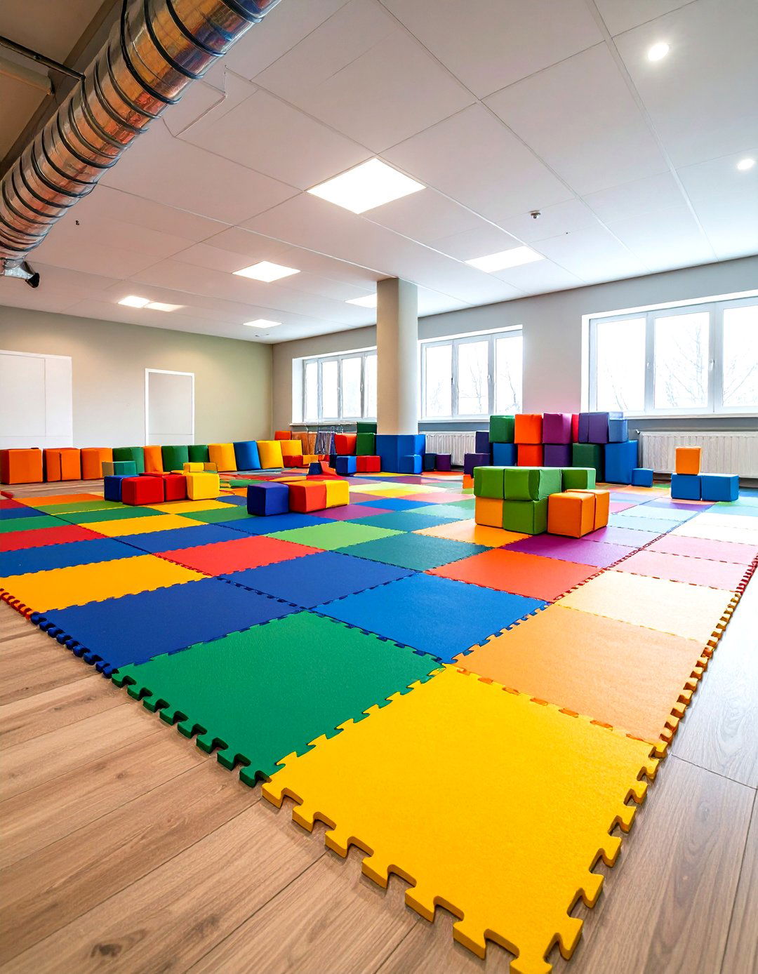 Interlocking Foam Systems - 24 Basement Floor Ideas