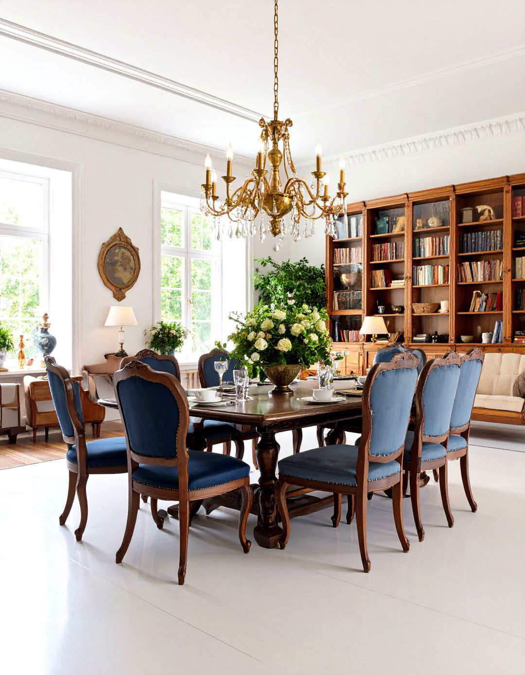 International Culture Library Dining Room - 24 Library Dining Room Combo Ideas