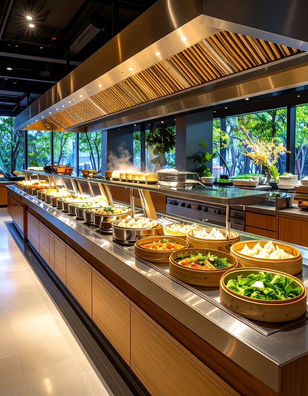 International Dumpling Station - 24 Wedding Buffet Ideas