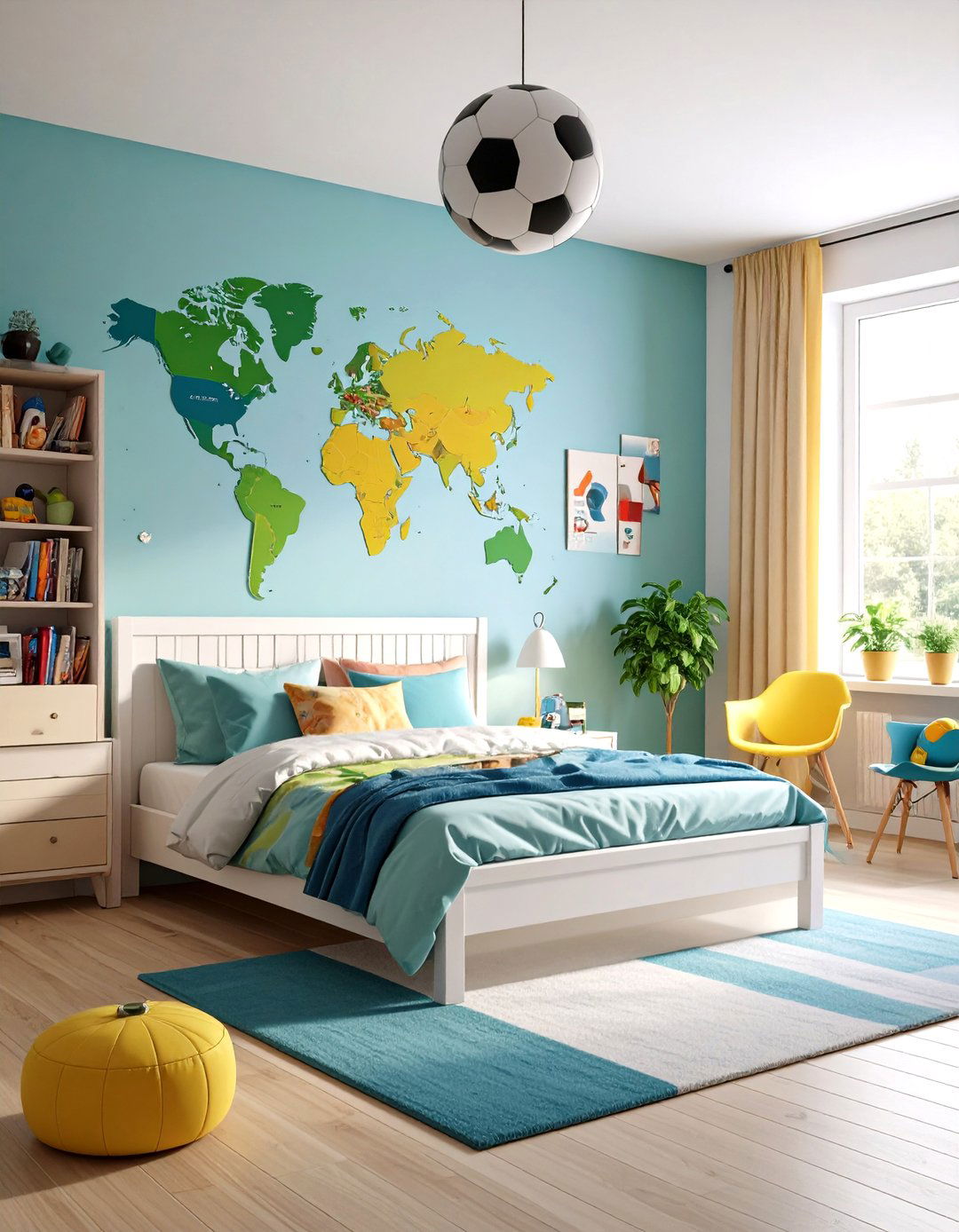International Soccer Theme Design - 24 Soccer Themed Bedroom Ideas