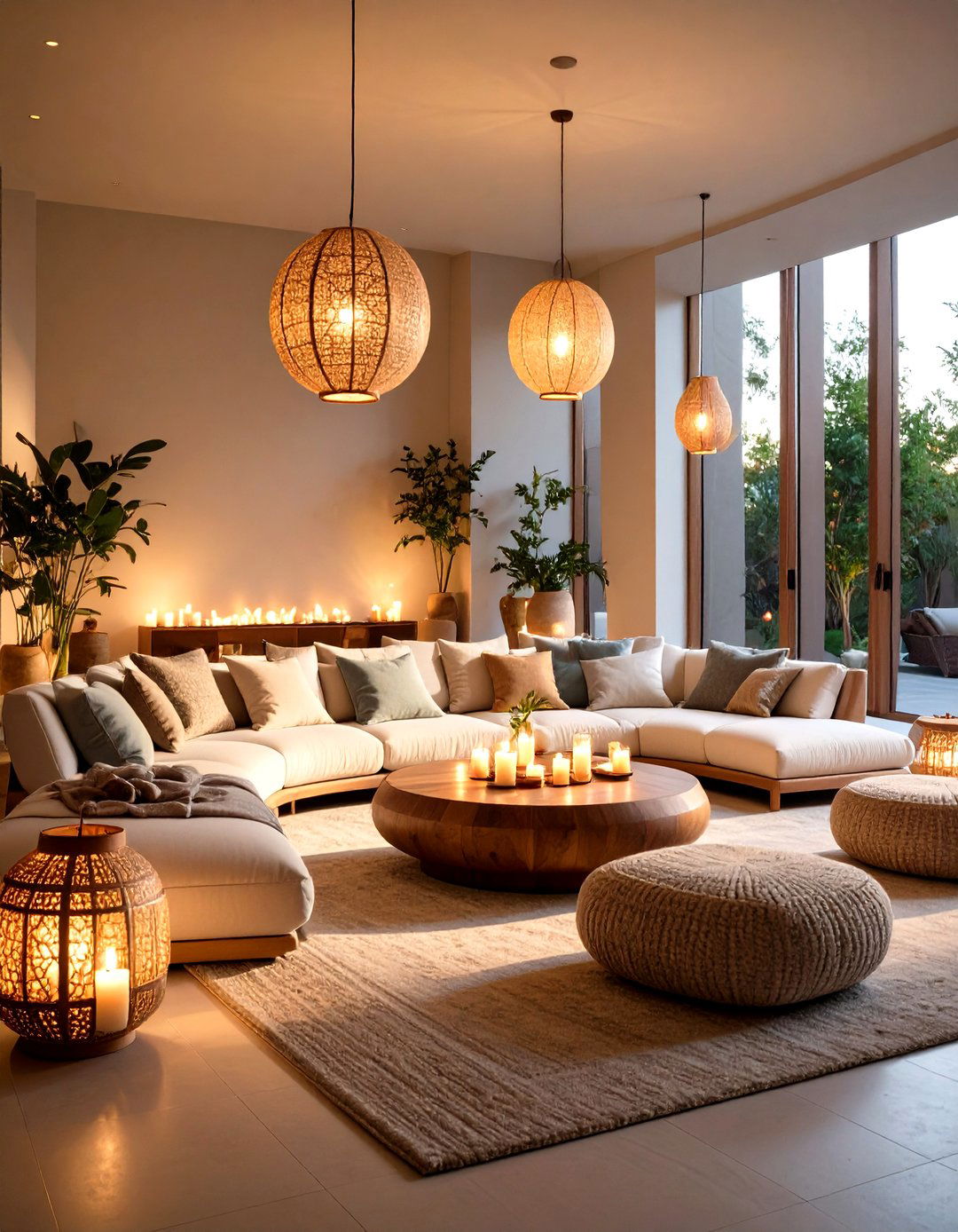 Intimate Candlelit Lounge Areas - 24 Wedding Decoration Ideas