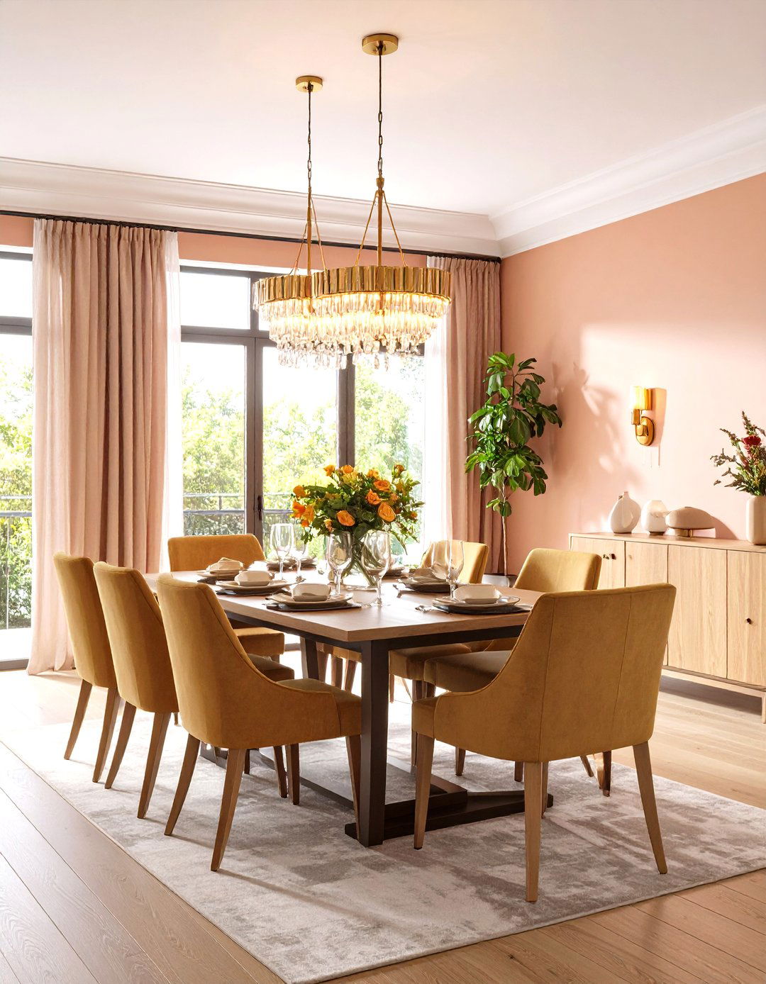 Intimate Lighting Layers for Ambiance Control - 24 Transitional Dining Room Ideas