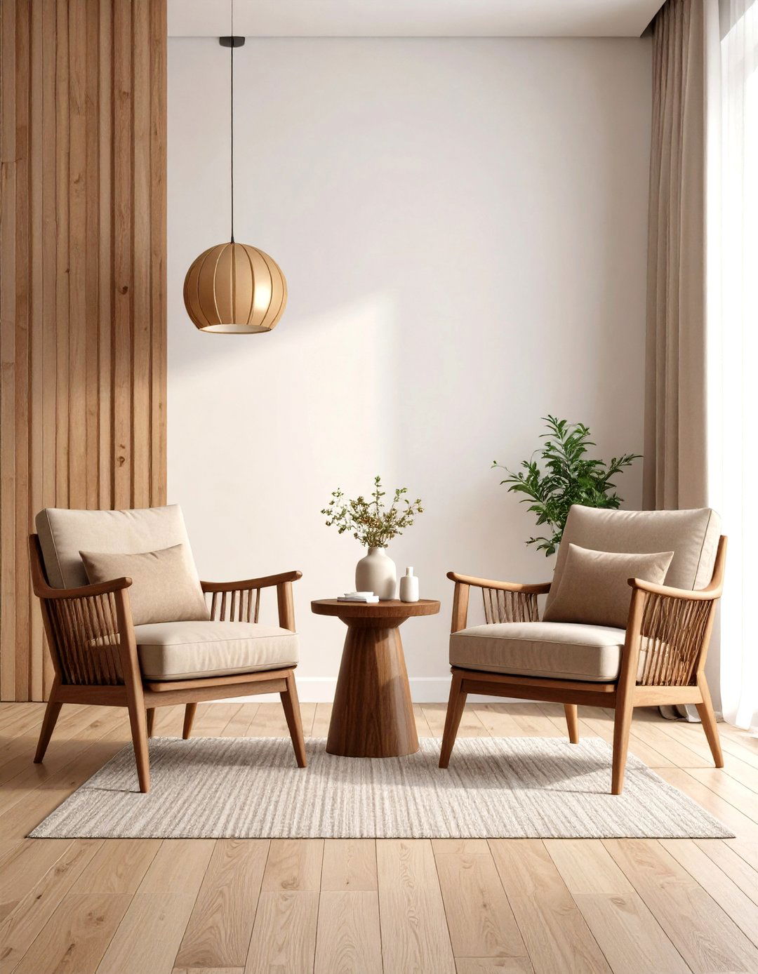 Intimate Two Chair Conversation Setup - 24 Living Room Layout Ideas