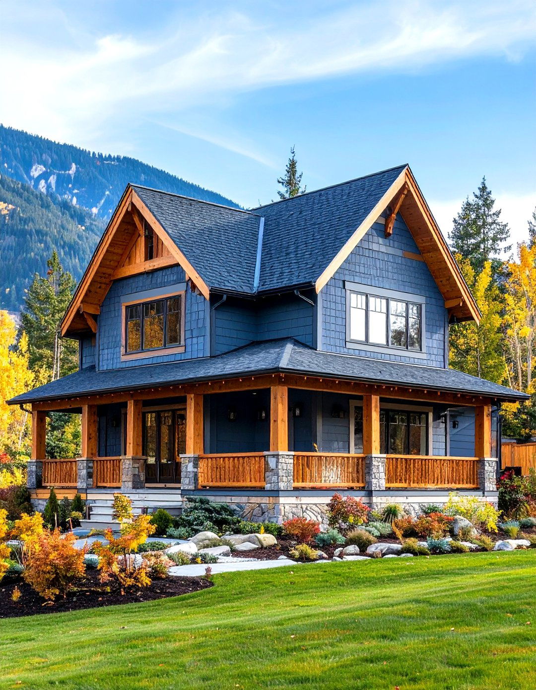 Iron Mountain Cedar Rustic Modern - 24 Paint Colors for a Modern Black House With Cedar Accents