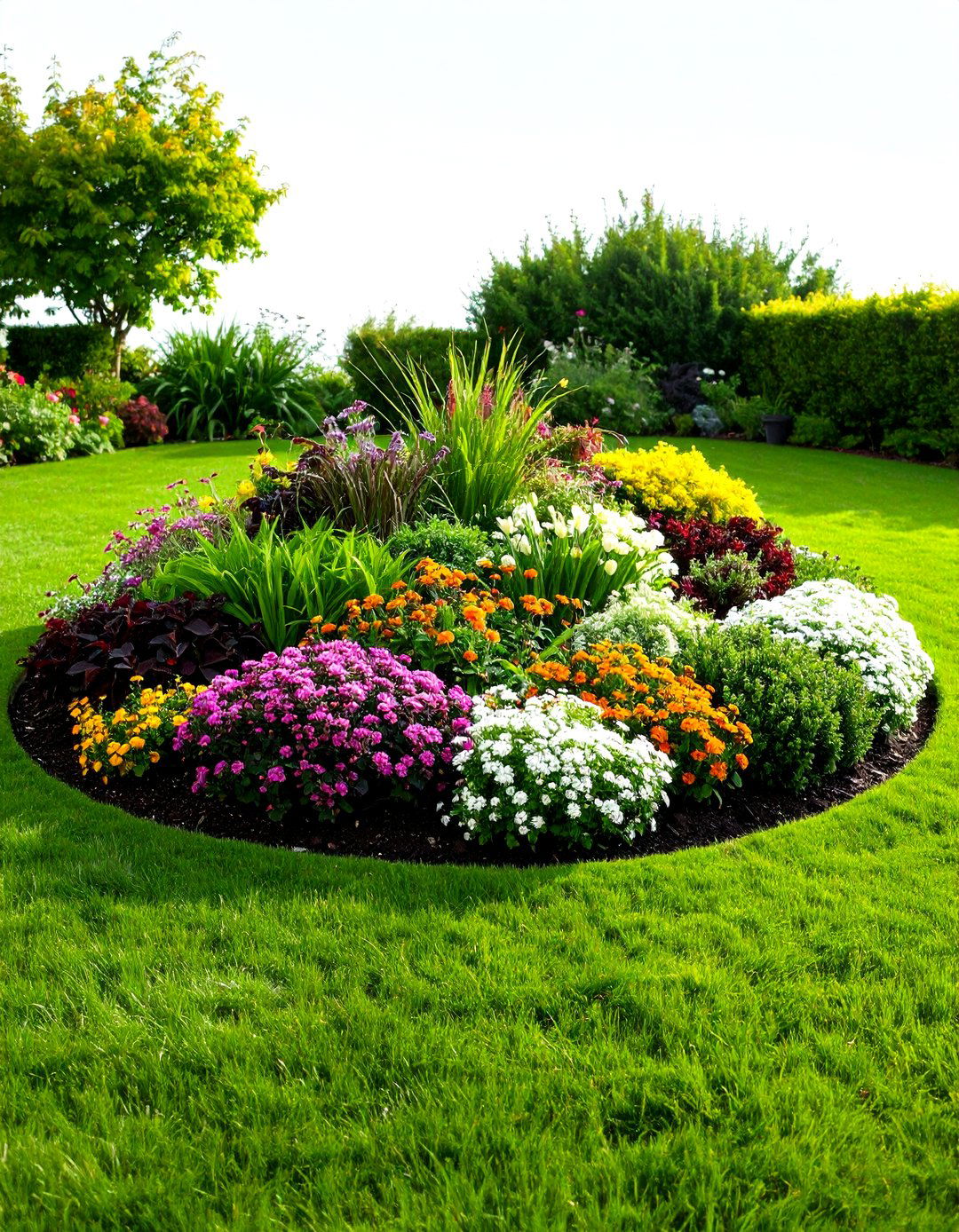 Island Flower Bed Landscapes - 24 Flower Bed Ideas
