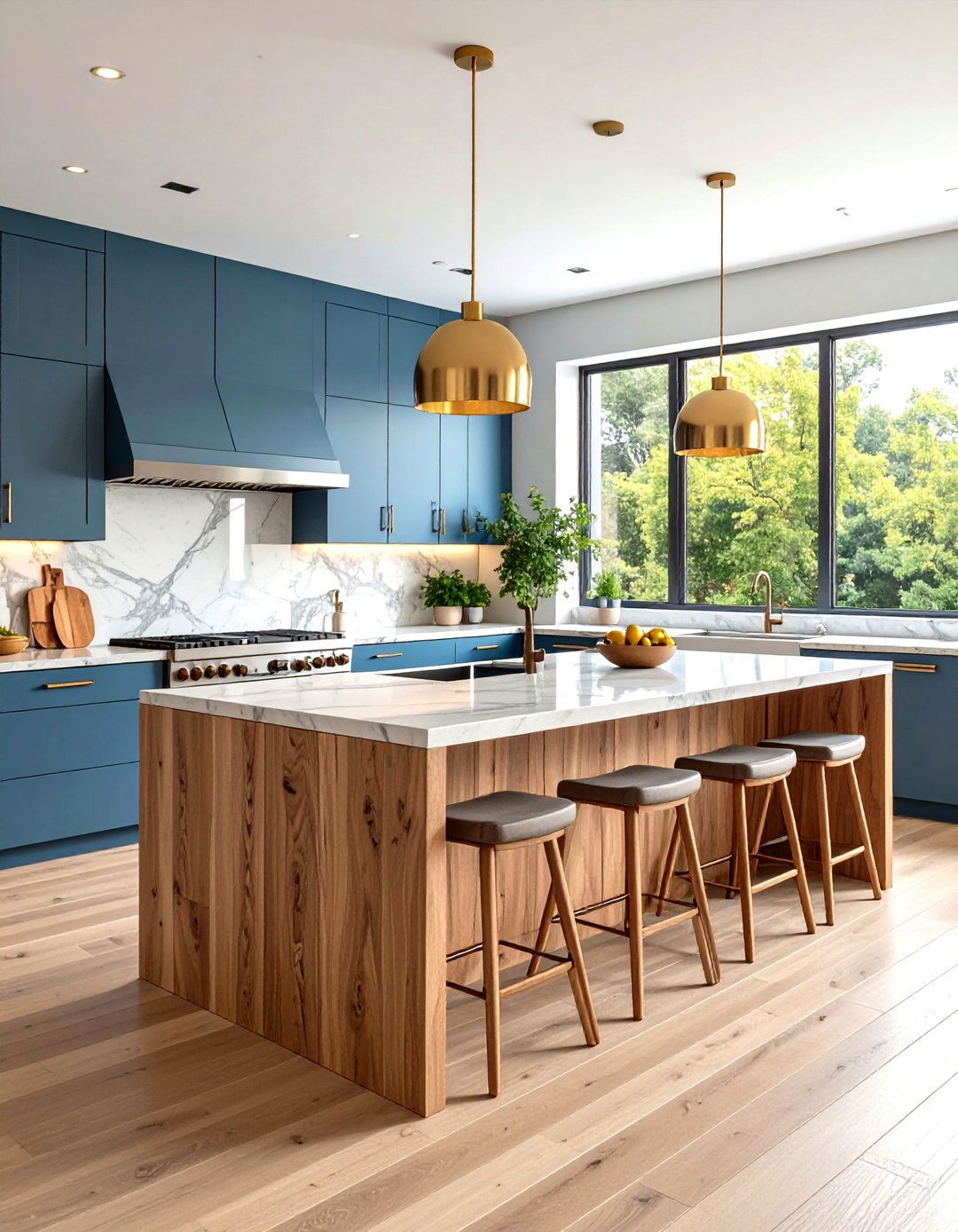 Italian Kitchen with Mixed Materials and Textural Contrast - 24 Italian Kitchen Design Ideas