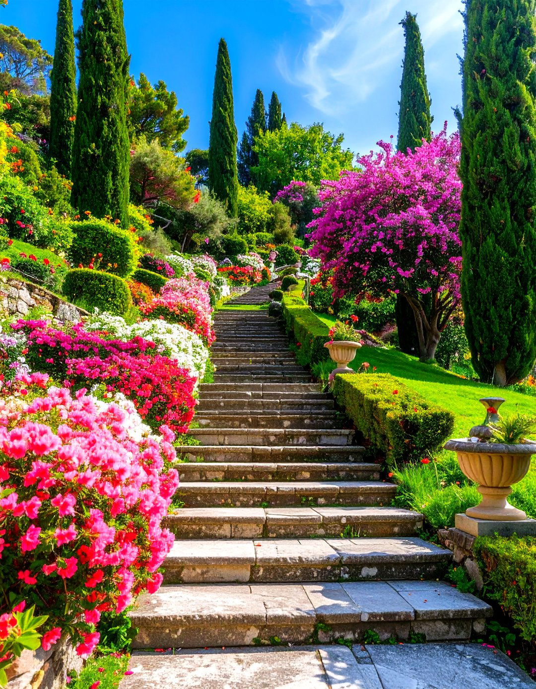 Italian Renaissance Terrace Garden - 24 Formal Garden Ideas