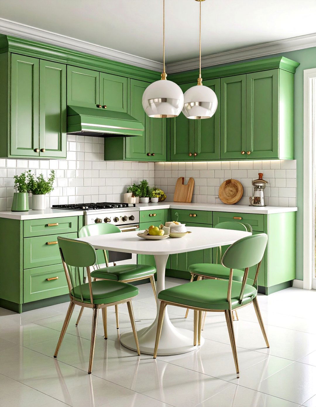 Jadeite Green Kitchen - 24 1950s Kitchen Ideas