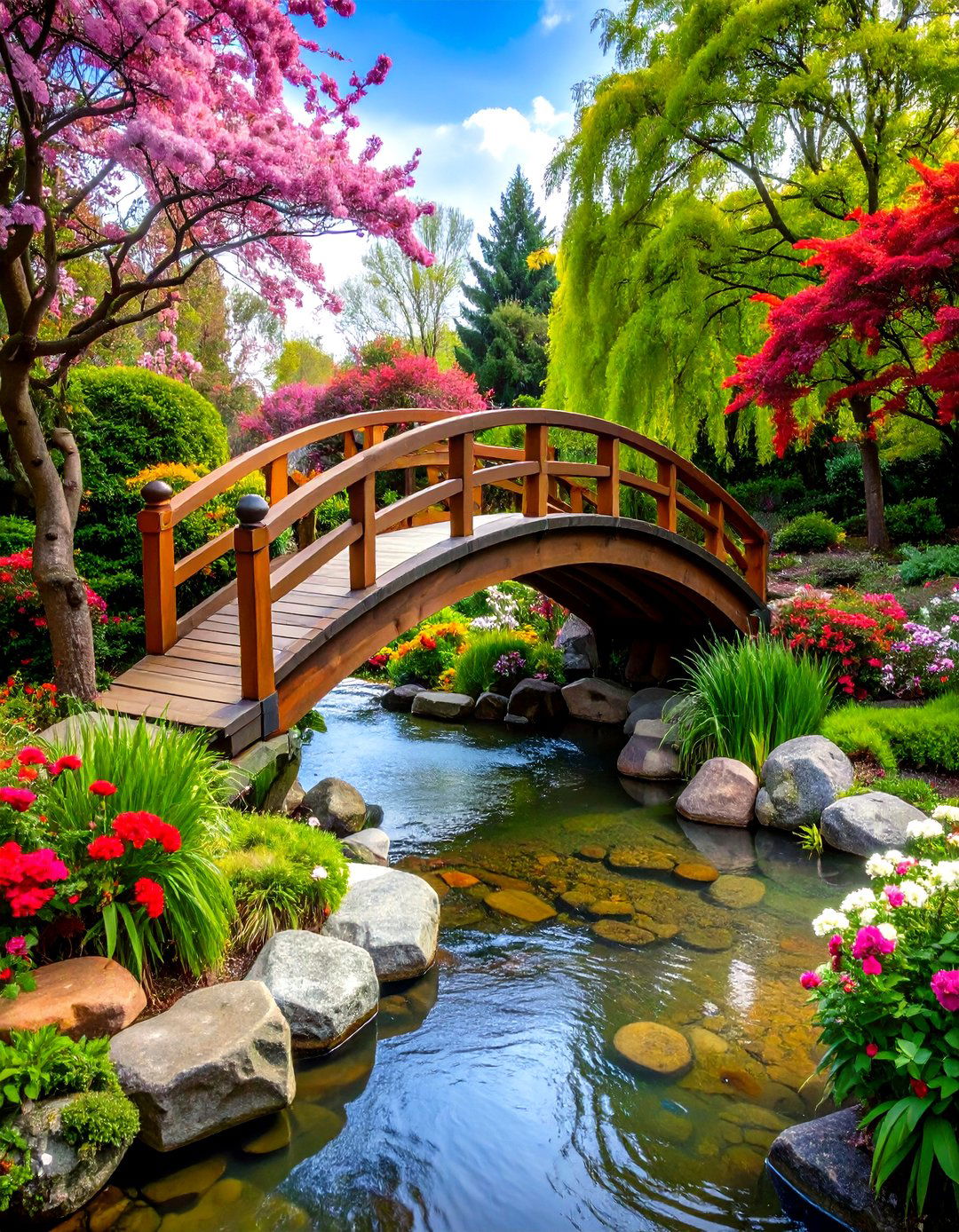 Japanese Bridge Garden - 24 Japanese Garden Ideas