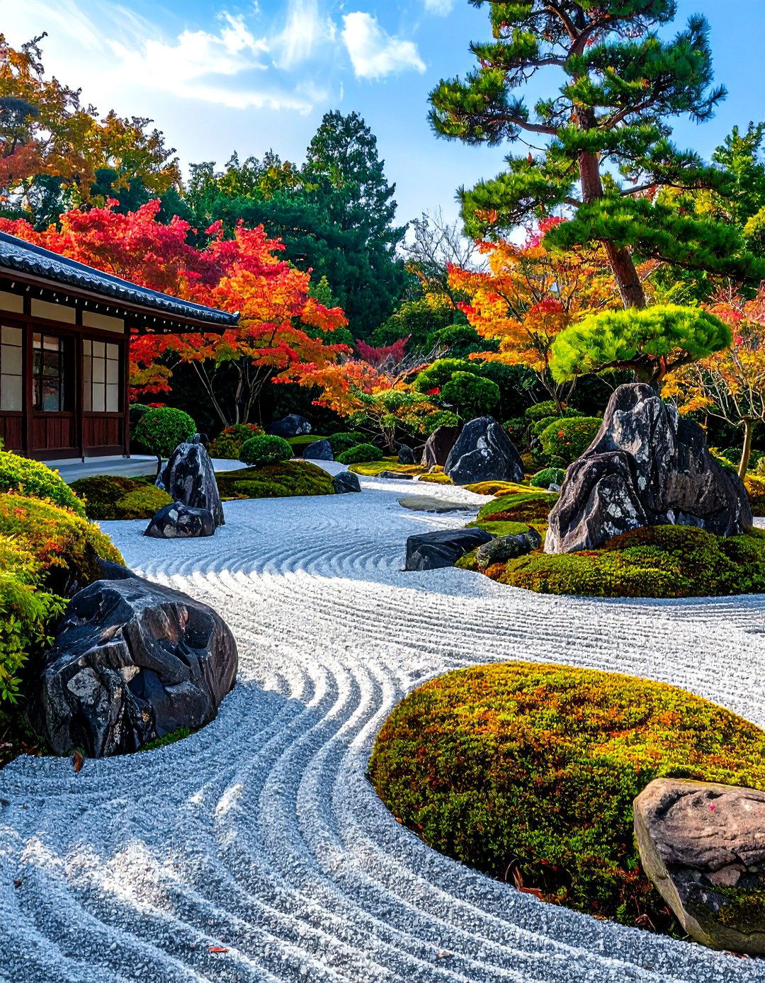 Japanese Gravel Garden - 24 Japanese Garden Ideas