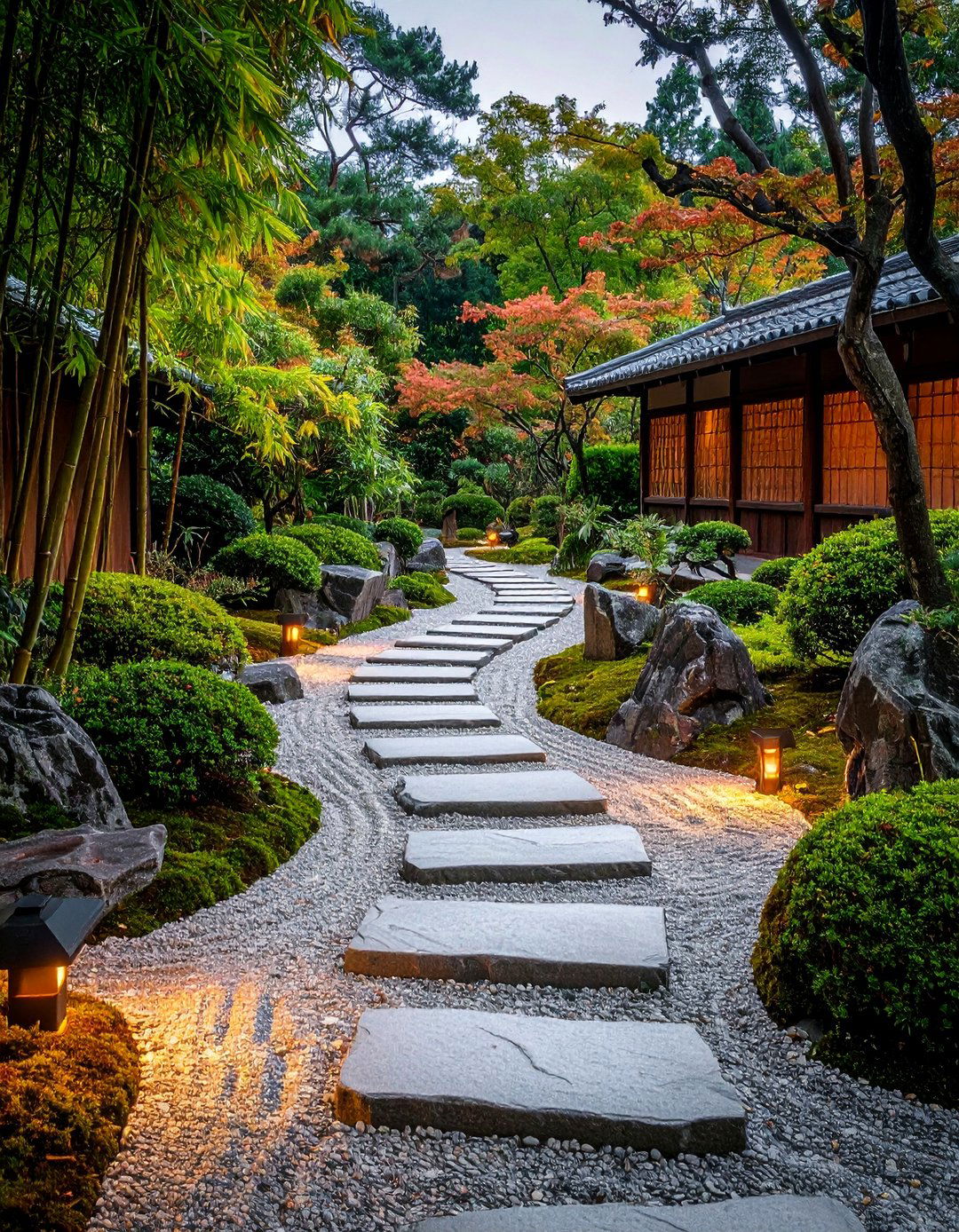 Japanese Inspired Composite Walkway - 24 Composite Walkway Ideas