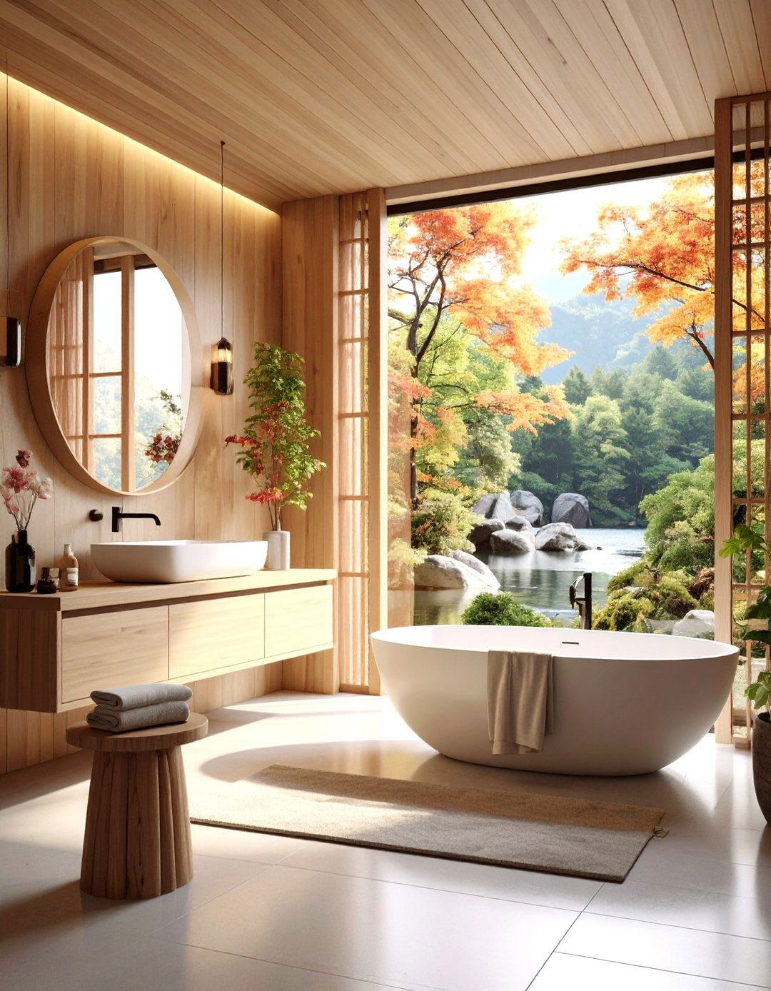 Japanese Inspired Zen Minimalism - 24 Spa Like Bathroom Ideas