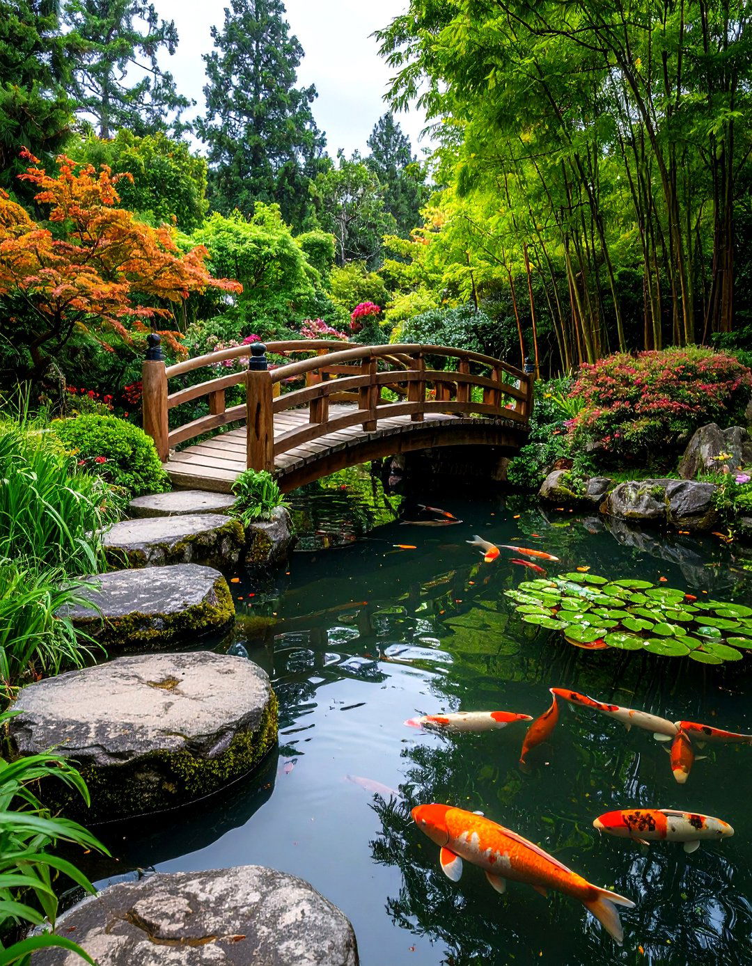 Japanese Koi Pond Design - 24 Fish Pond Ideas