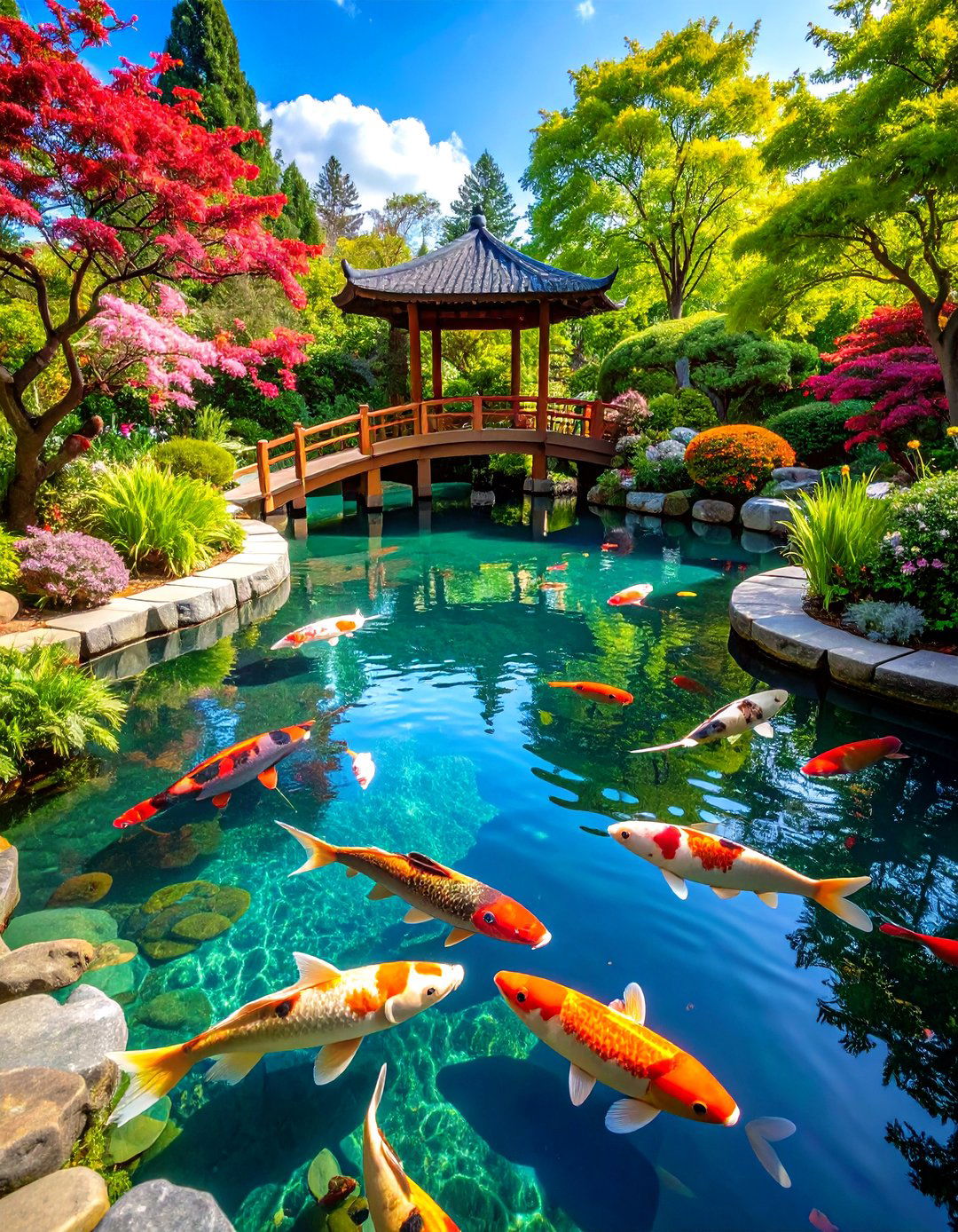 Japanese Koi Pond Garden - 24 Japanese Garden Ideas