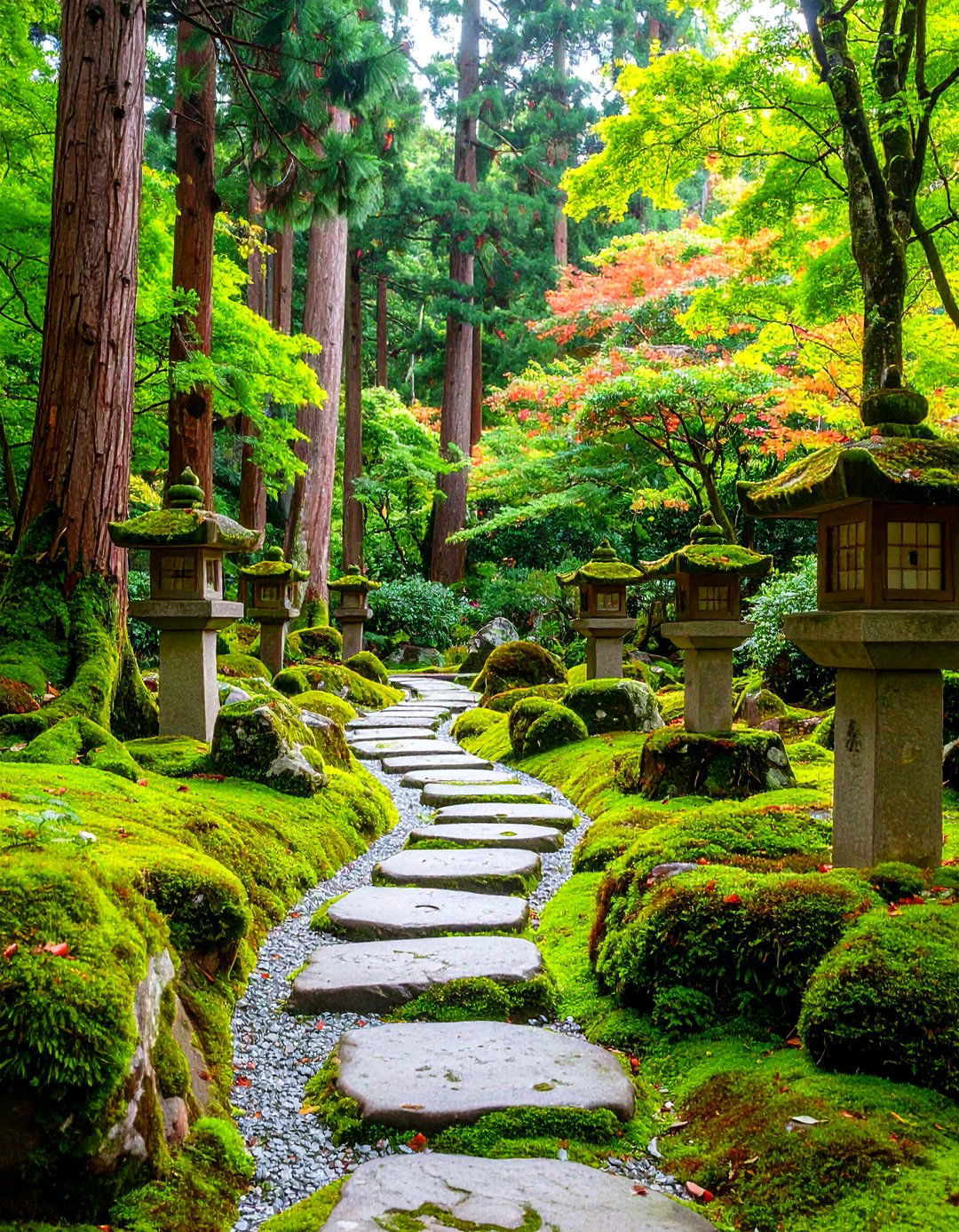 Japanese Moss Garden - 24 Asian Landscaping Ideas