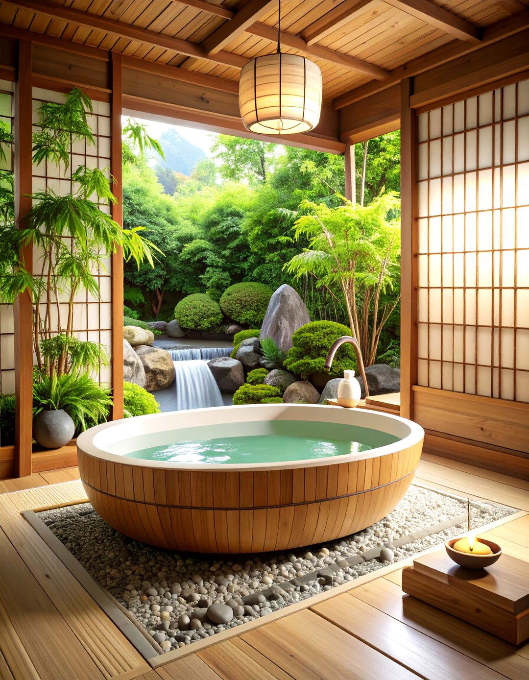 Japanese Soaking Spa Experience - 24 Spa Decor Ideas