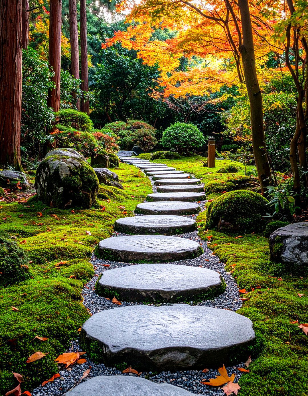 Japanese Stepping Stone Path - 24 Asian Landscaping Ideas