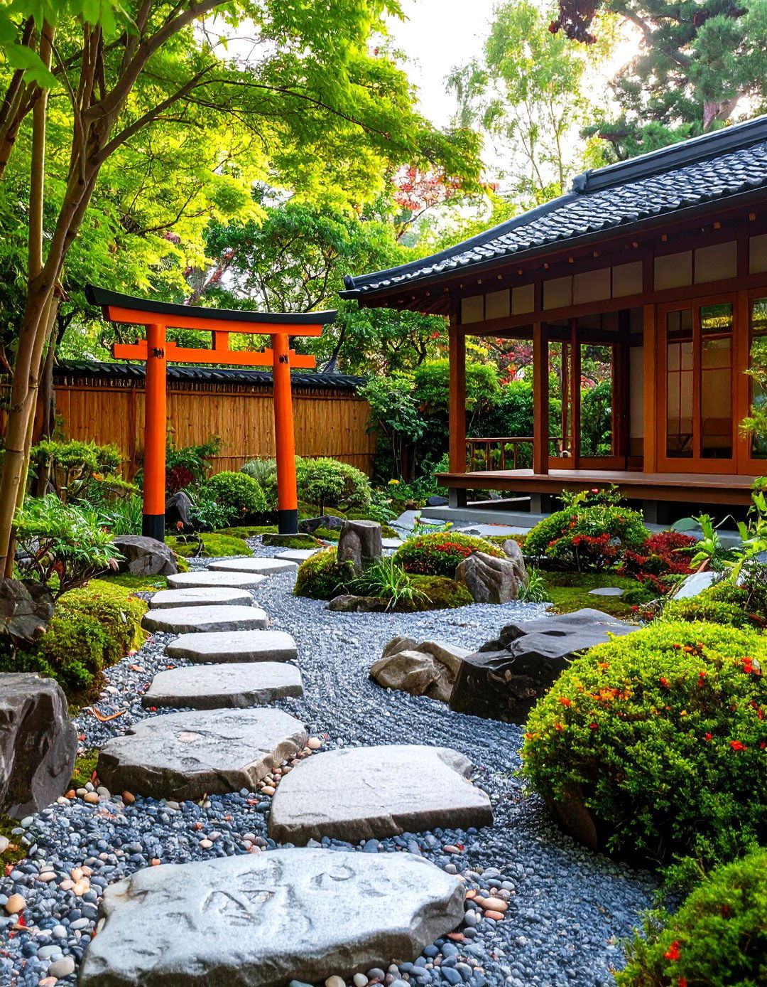 Japanese Tea House Inspired Catio - 24 Outdoor Catio Ideas