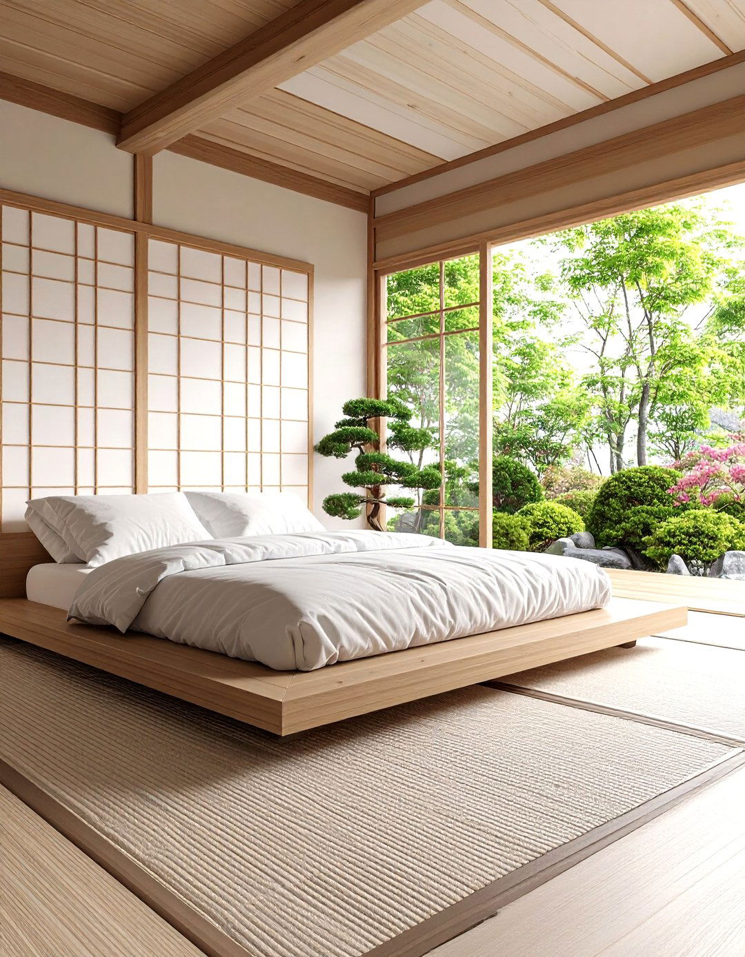 Japanese Zen Bedroom - 24 Bedroom Design Ideas