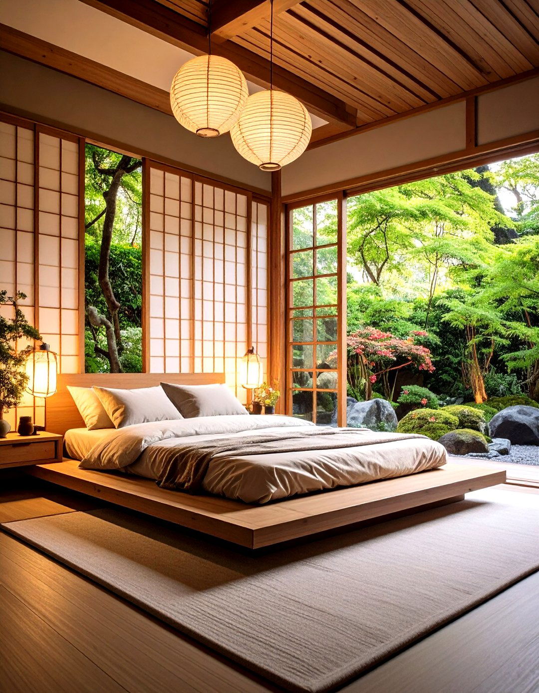Japanese Zen Garden Fantasy Bedroom - 24 Fantasy Bedroom Ideas
