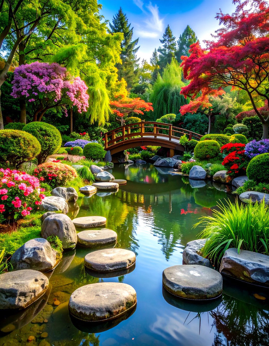 Japanese Zen Garden Pond - 24 Backyard Pond Ideas