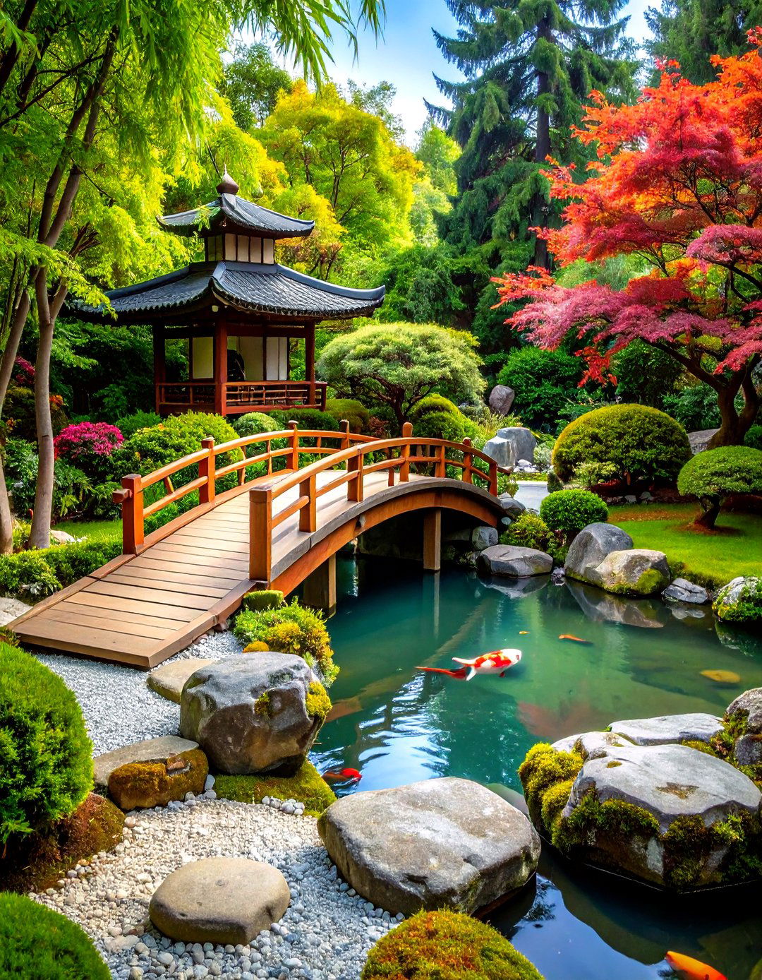 Japanese Zen Garden Retreat - 24 Large Backyard Ideas