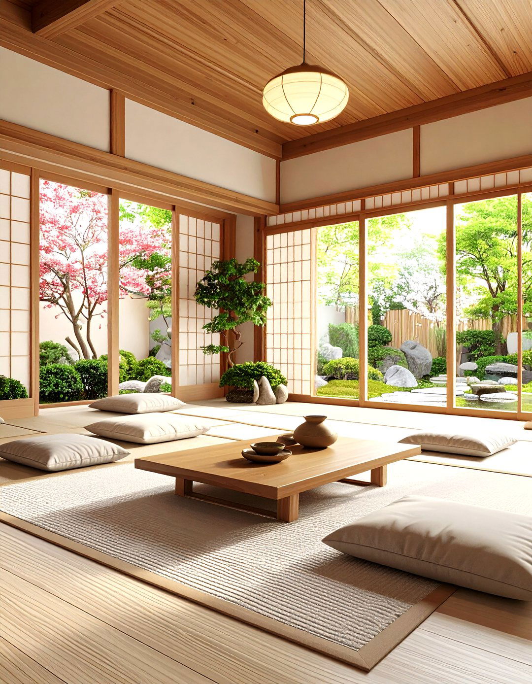 Japanese Zen Garden Room - 24 Aesthetic Room Ideas