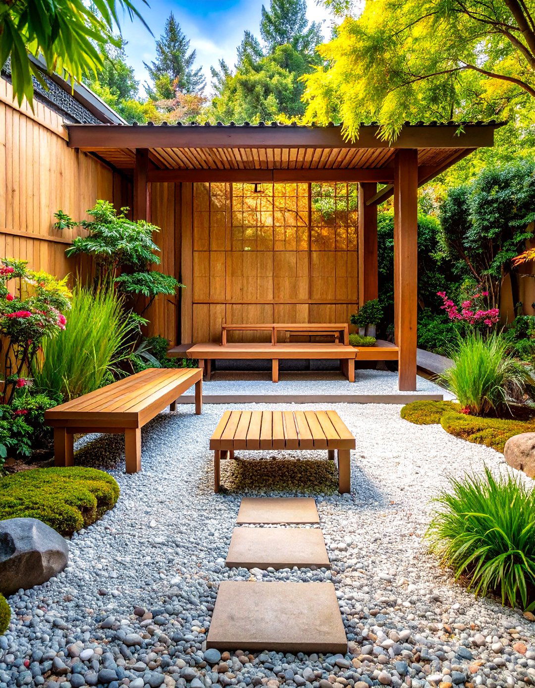 Japanese Zen Garden Sunken Patio - 24 Sunken Patio Ideas