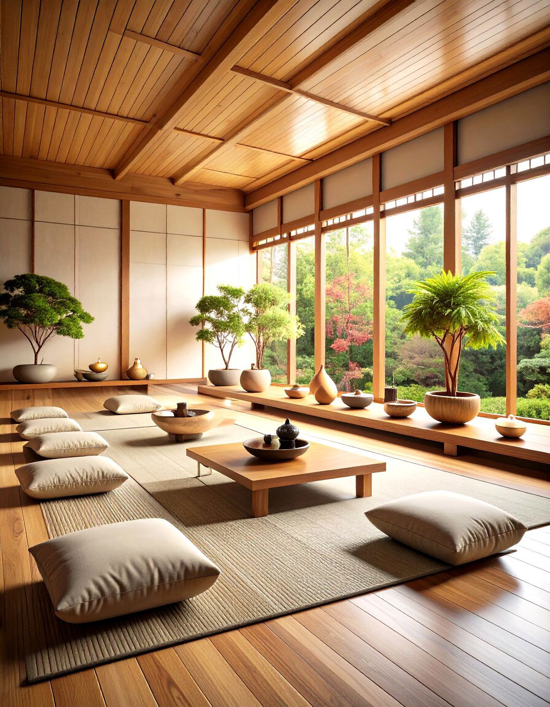 Japanese Zen Meditation Corner - 24 Shelf Decor Ideas