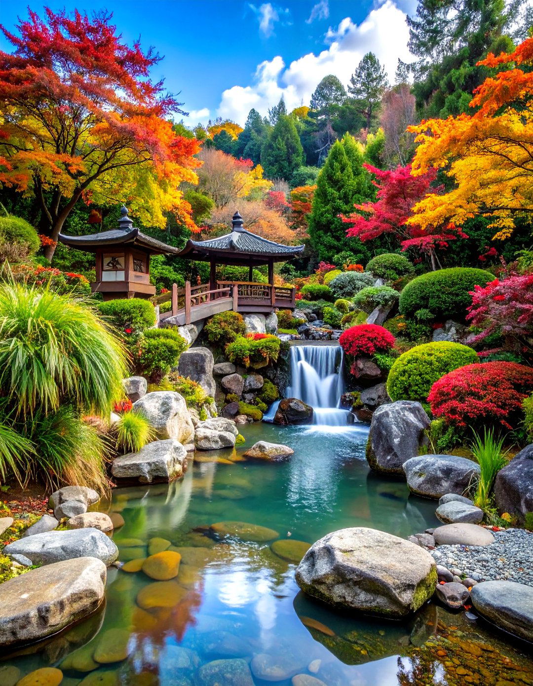 Japanese Zen Waterfall Design - 24 Small Pond Ideas With Waterfalls