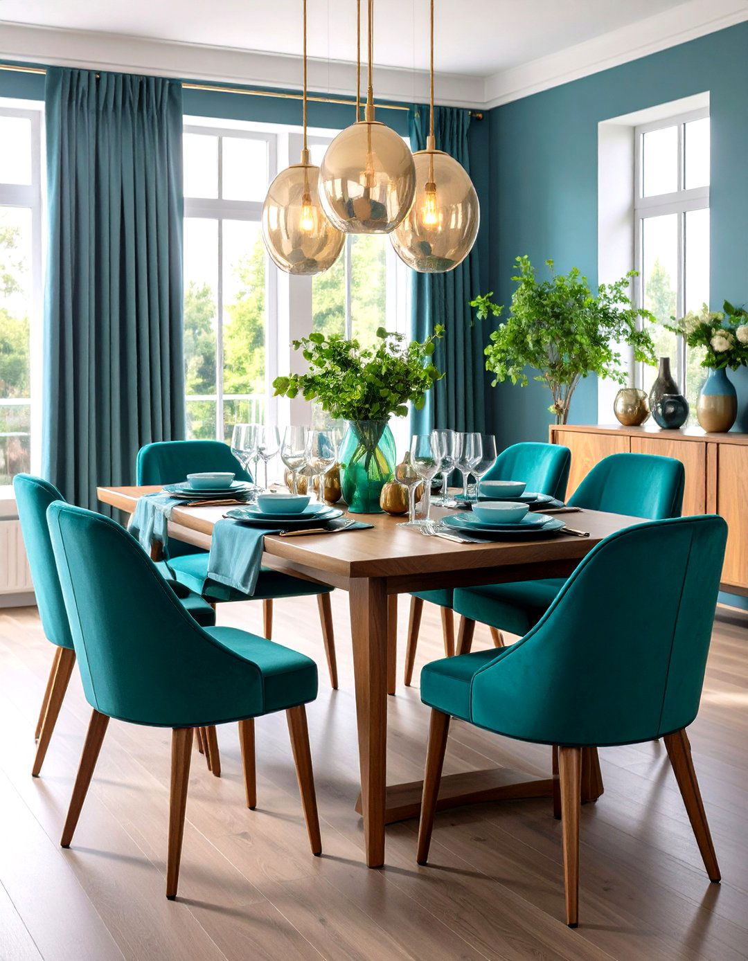 Jewel Tone Color Palette - 24 Glam Dining Room Ideas