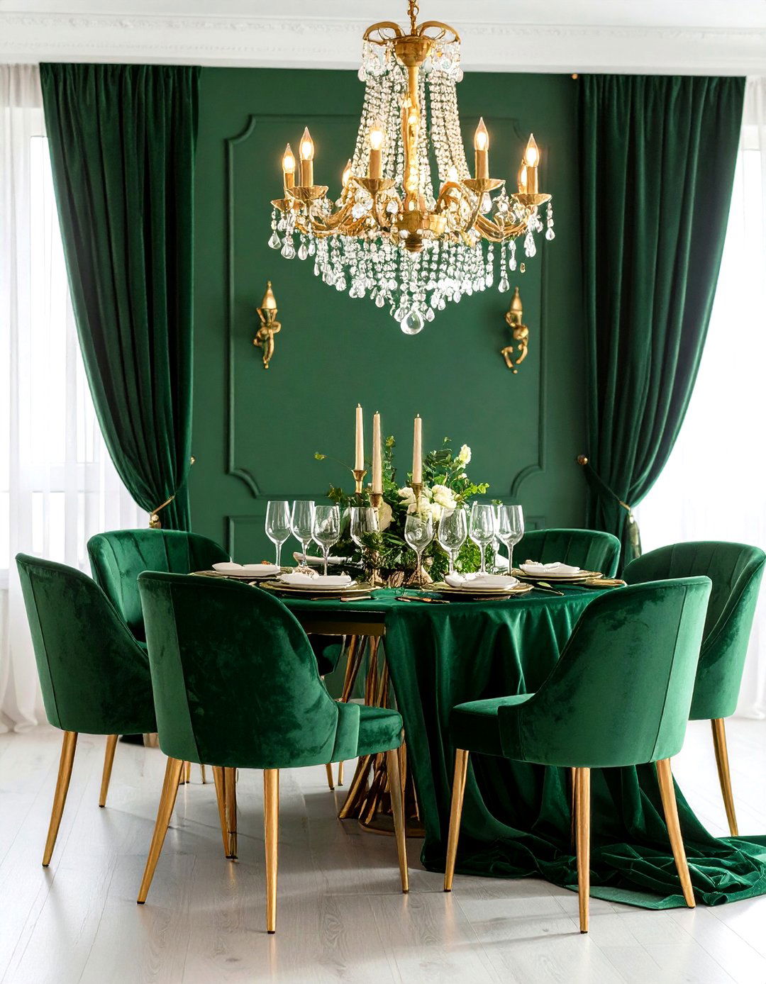 Jewel Toned Dining Room - 24 Room Decorating Ideas