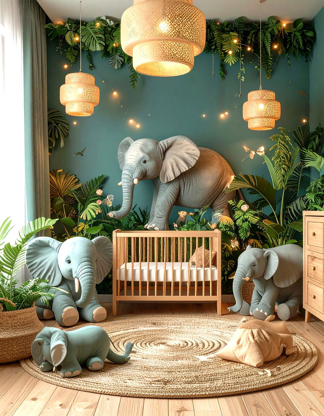 Jungle Elephant Nursery Adventure - 24 Elephant Nursery Ideas