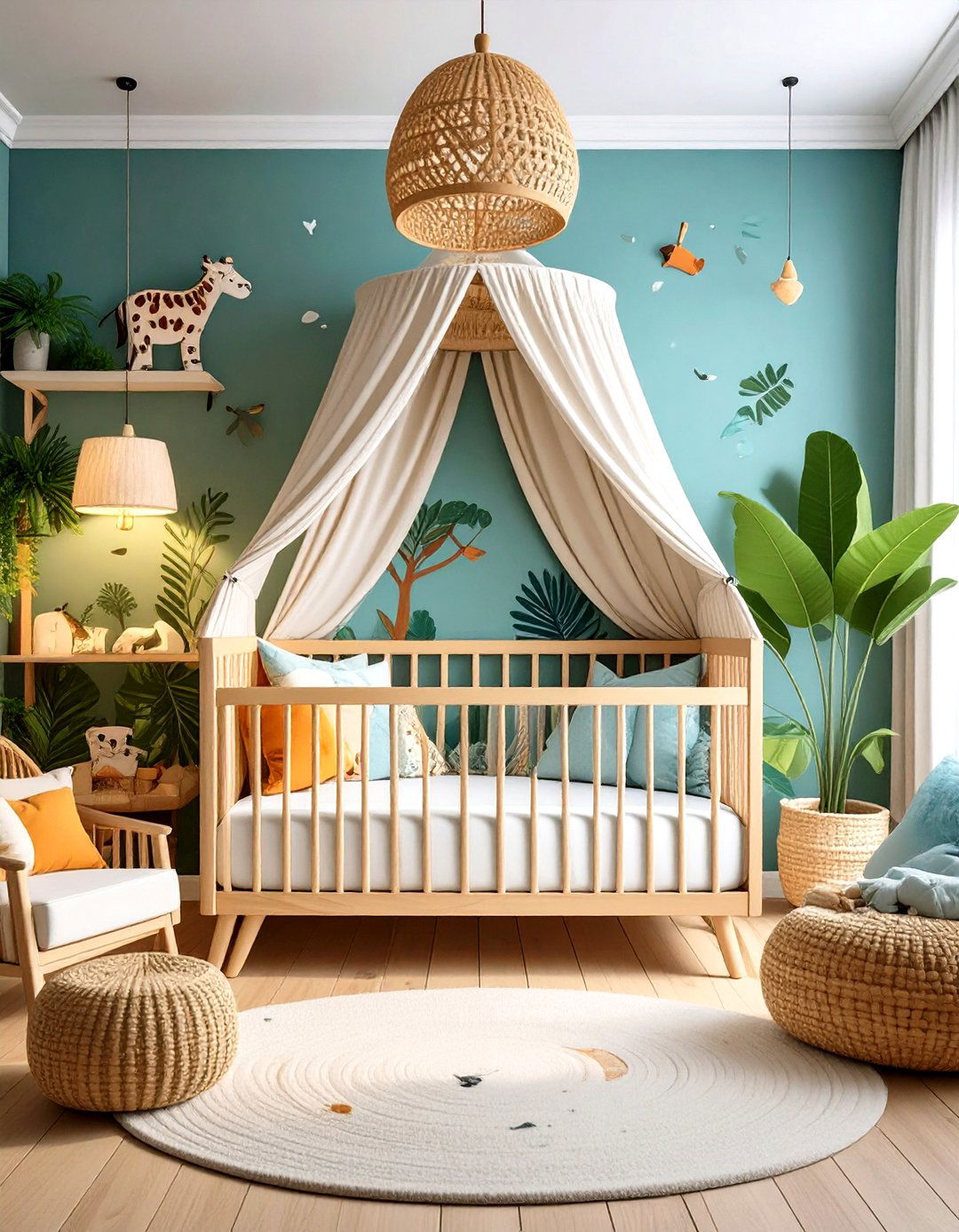 Jungle Safari Adventure Baby Room - 24 Baby Room Ideas