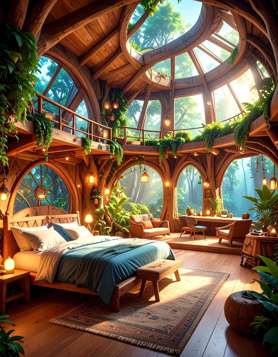 Kashyyyk Wookiee Tree City - 24 Star Wars Room Ideas