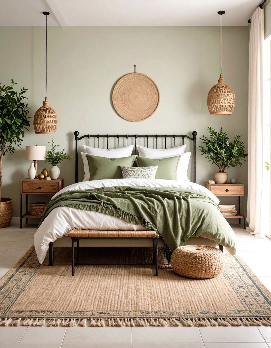 Khaki Mediterranean Style Bedroom - 24 Khaki Bedroom Ideas