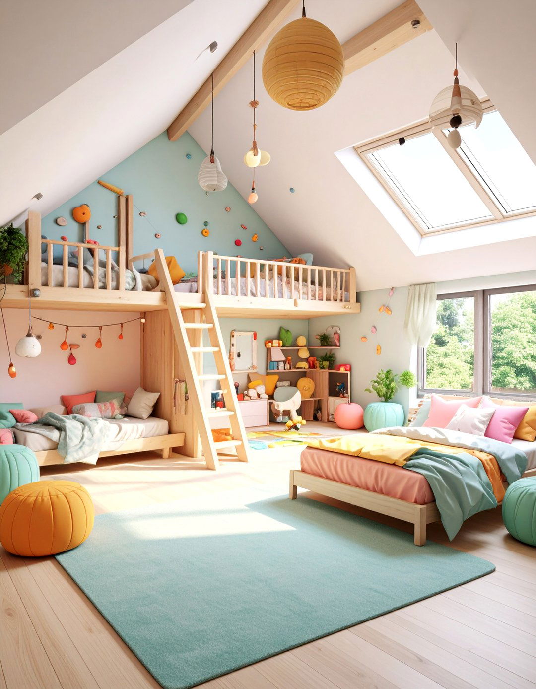 Kids Adventure Hideaway Attic Bedroom - 24 Attic Bedroom Ideas