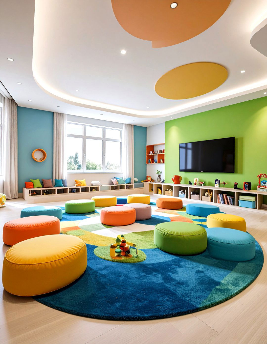 Kids Friendly Media Room - 24 Media Room Ideas