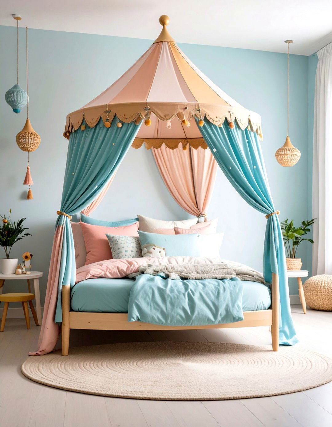 Kids Whimsical Canopy Bed Design - 24 Canopy Bed Ideas