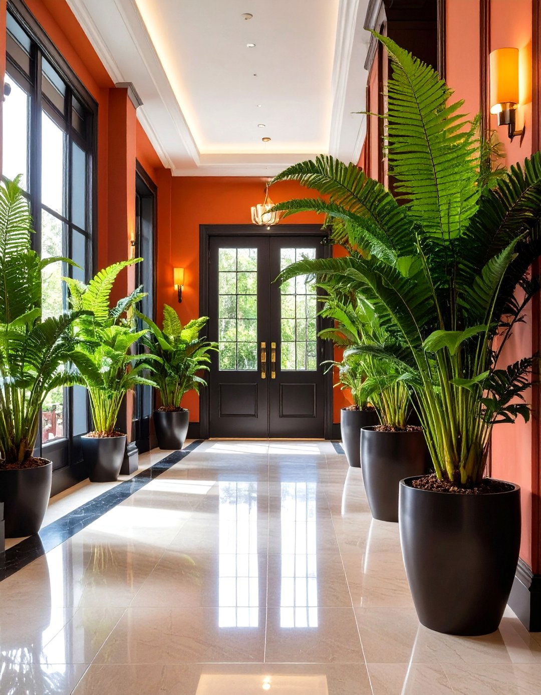 Kimberly Queen Fern Elegant Floor Displays - 24 Indoor Plants That Don't Need Sun