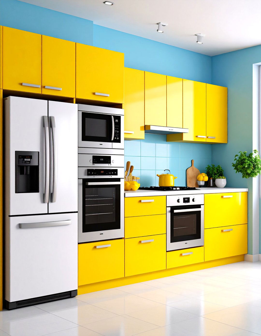 Kitchen Appliance Integration Systems - 24 Floor to Ceiling Kitchen Cabinets