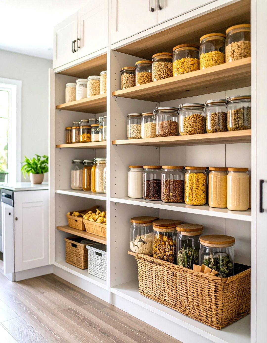 Kitchen Cabinet Bulk Item Organization System - 24 Kitchen Cabinet Organization Ideas