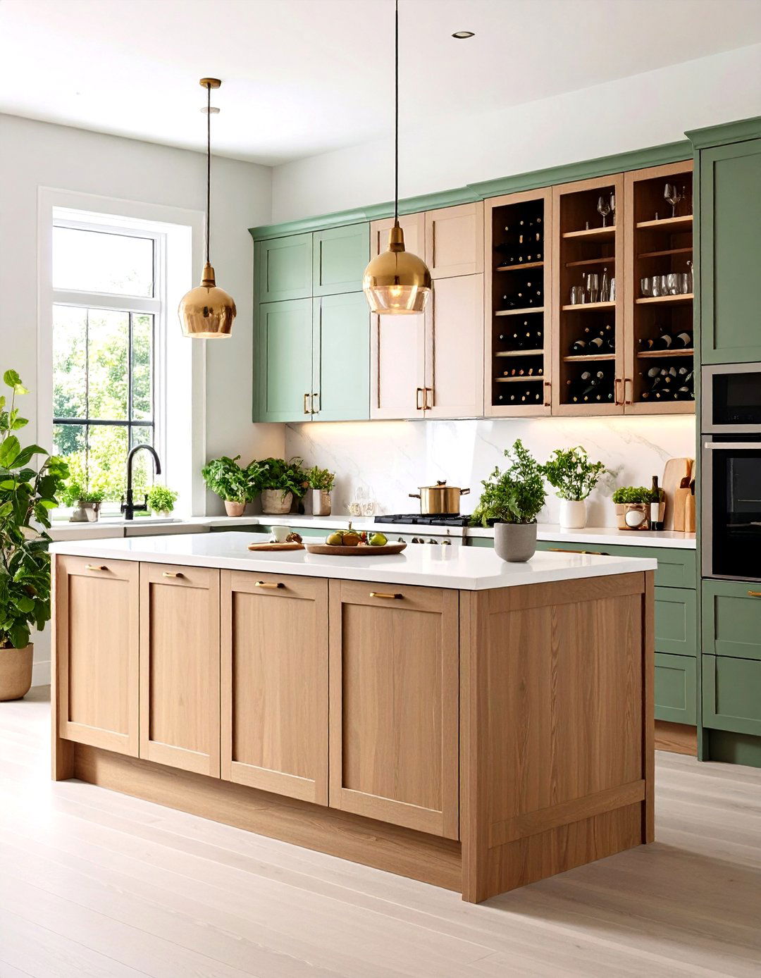 Kitchen Cabinets with Wine Storage - 24 Kitchen Cabinet Ideas