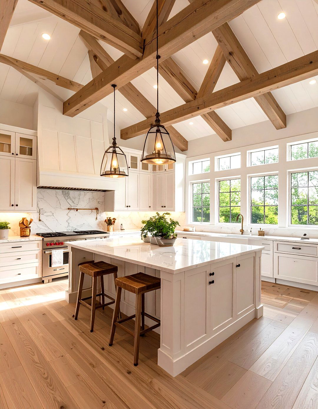 Kitchen Cathedral Ceiling Designs - 24 Cathedral Ceiling Ideas