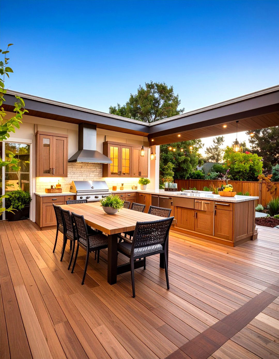 Kitchen Extension Deck - 24 Mobile Home Deck Ideas