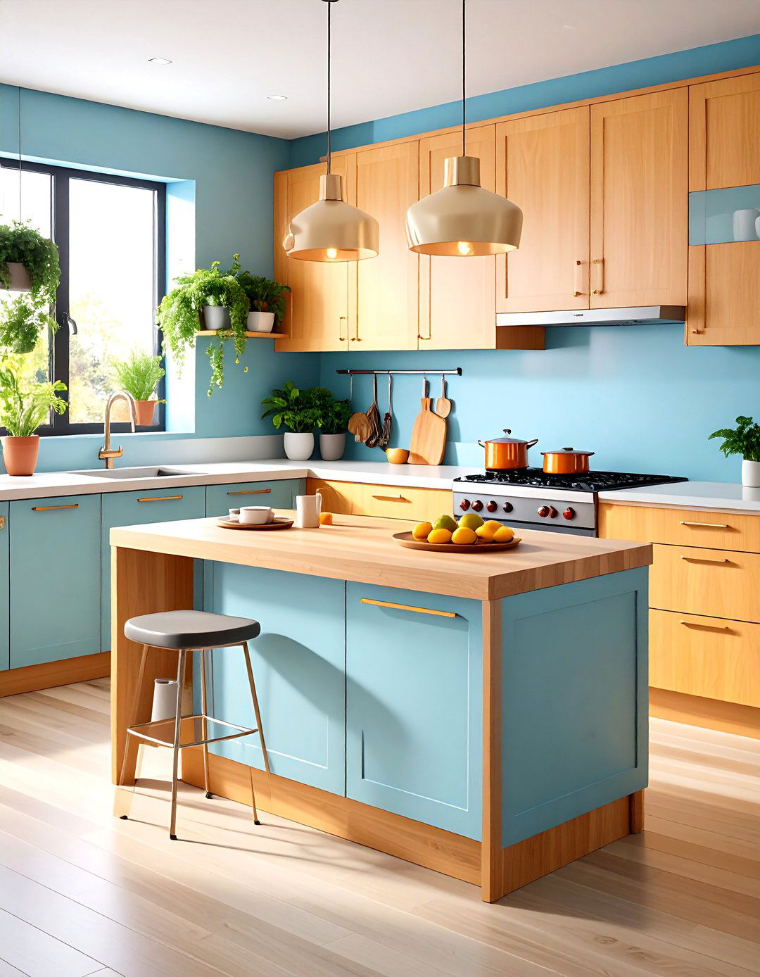 Kitchen Floating Desk Station - 24 Floating Desk Ideas